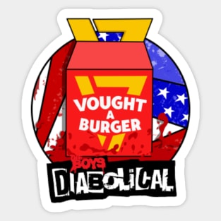 vought - the boys diabolical Sticker